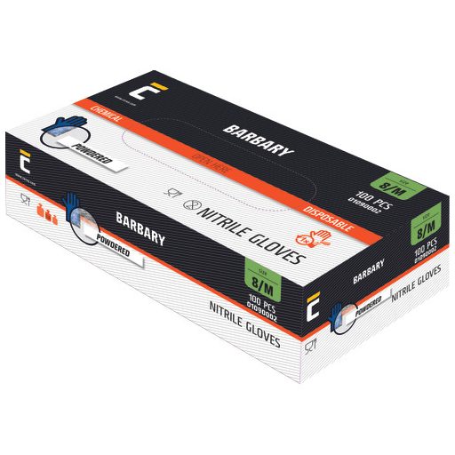 BARBARY kesztyű nitril puderes XL - 10
