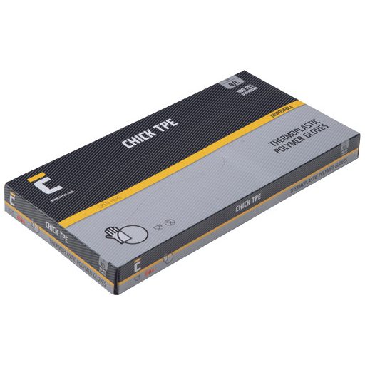 CHICK TPE kesztyű víztiszta XL