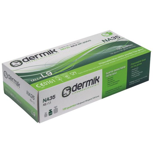 NA35 nitril púdermentes 100db - 10/XL