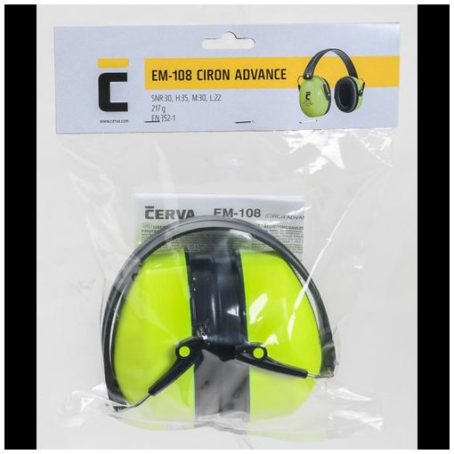 CIRON ADVANCE fültok Hi-Viz HV sárga -