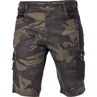 Crambe munkás rövidnadrág (terepszínű zöld)