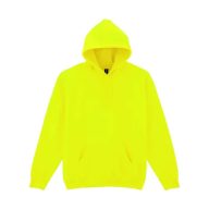Gildan Heavy Blend kapucnis pulóver (fluo sárga)