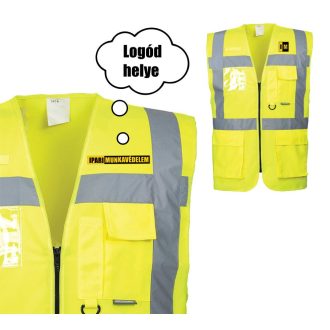   Feliratozás jól láthatósági mellényre - kis logó szív fölött (120x40, 70x70)