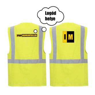   Feliratozás jól láthatósági mellényre - nagy logó hátul (290x70, 230x230)