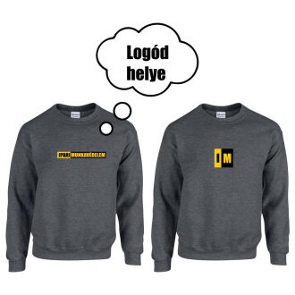   Feliratozás pulóverre - nagy logó elöl középen (220x50, 150x150)
