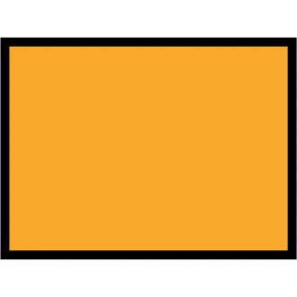 ADR tábla (narancssárga) - öntapadós 300x400