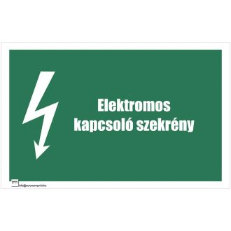 Elektromos kapcsoló szekrény - öntapadós 160x100