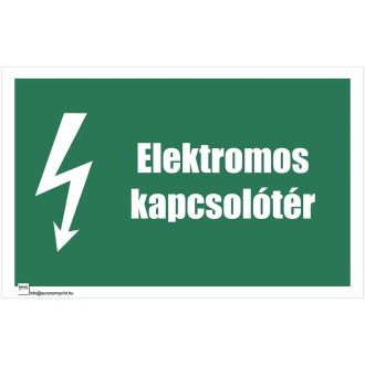 Elektromos kapcsolótér - öntapadós 160x100