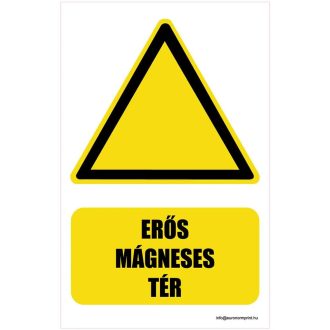 Erős mágneses tér - öntapadós 160x250