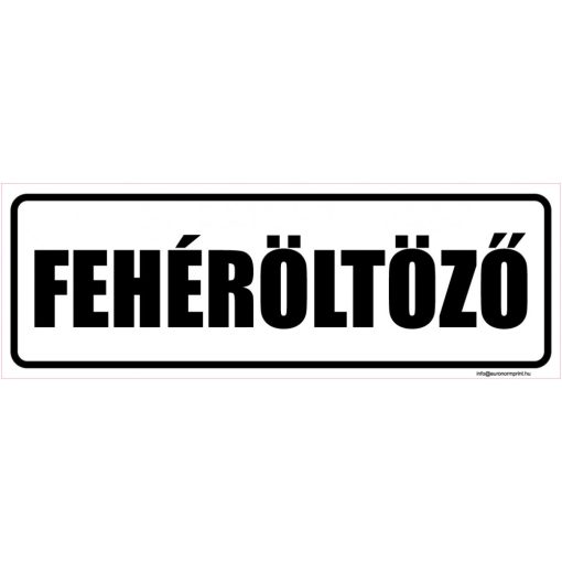 Fehér öltöző