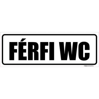 Férfi WC - öntapadós 200x70