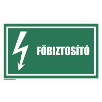 Főbiztosító - öntapadós 100x60