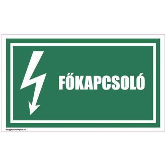 Főkapcsoló 1 - öntapadós 160x100