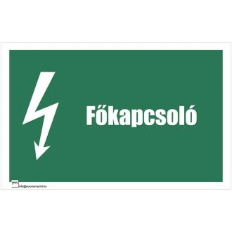 Főkapcsoló 2 - öntapadós 100x60