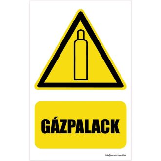 Gázpalack - öntapadós 160x250