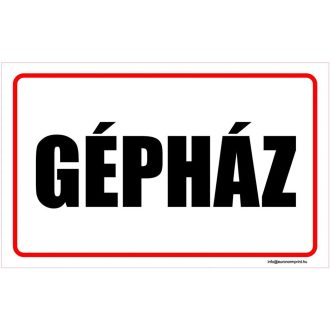 Gépház - öntapadós 160x100