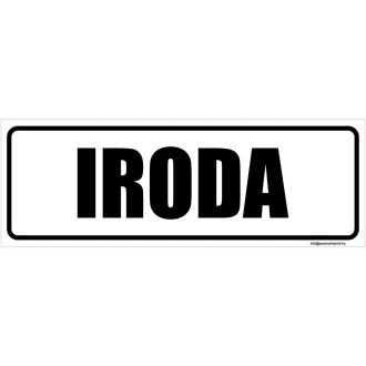 Iroda - öntapadós 200x70