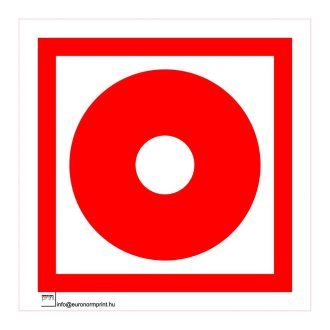 Kézi tűzjelző - öntapadós 100x100