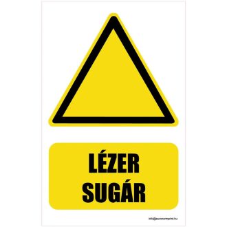 Lézersugár! - öntapadós 160x250