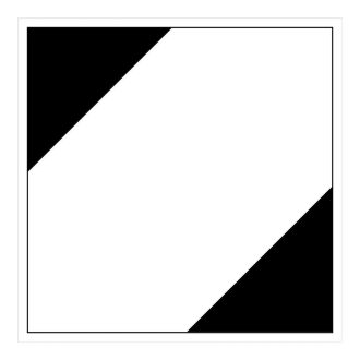   LQ jelölés tájékoztató cimke (vizi, szárazföldi) - öntapadós 100x100