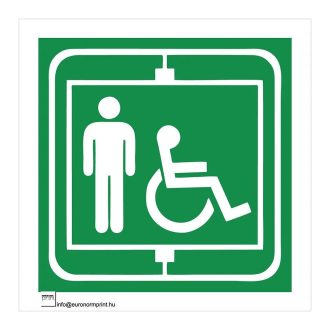 Menekülési felvonó - öntapadós 200x200