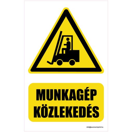 Munkagép közlekedés