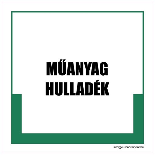 Műanyag hulladék