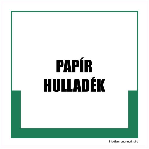 Papír hulladék