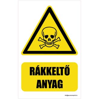 Rákkeltő anyag - öntapadós 250x160