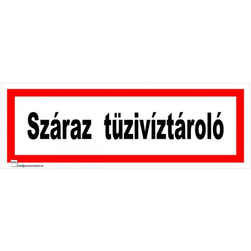 Száraz tűzivíztároló