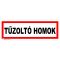 Tűzoltó homok - öntapadós 290x100