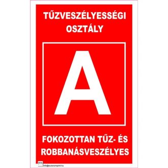   Tűzveszélyességi osztály "A" - öntapadós 160x250