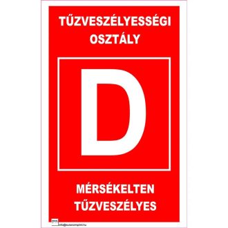   Tűzveszélyességi osztály "D" - öntapadós 160x250