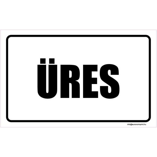 Üres