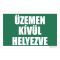 Üzemen kívül helyezve! - öntapadós 160x100