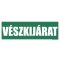 Vészkijárat 2 - öntapadós 300x100