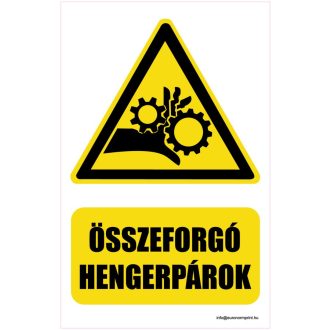 Vigyázz! Összeforgó hengerpárok - öntapadós 160x250
