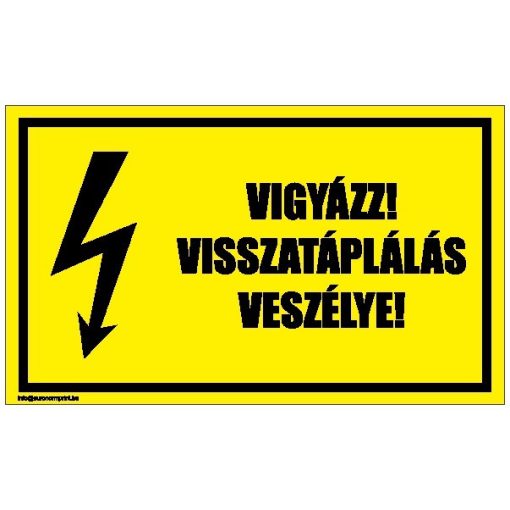 Vigyázz! Visszatáplálás veszélye! 2