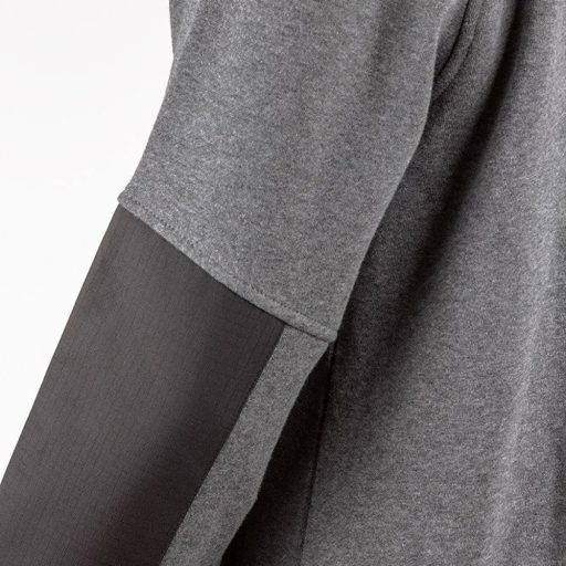 Mikan szürke pulóver ripstop betéttel