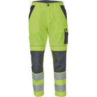 Max Vivo jól láthatósági derekas munkásnadrág (sárga)