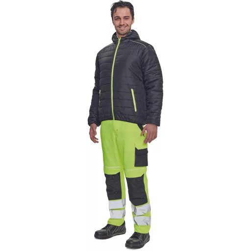 Max Vivo Light munkásdzseki (fekete-sárga)