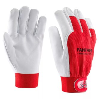 Panther kecske színbőr kesztyű (piros, 7)