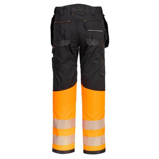 PW3 Hi-Vis Class 1 Holster nadrág (fekete-narancs)