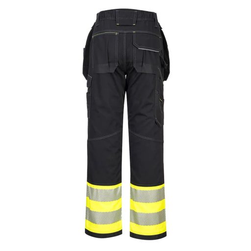 PW3 Hi-Vis Class 1 Holster nadrág (fekete-sárga)