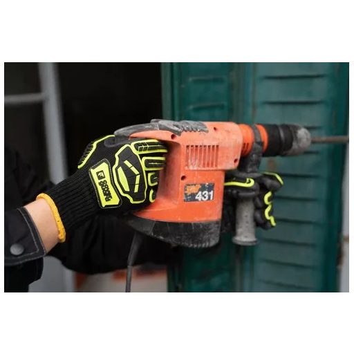 Coverguard Eurostrong Vibe rezgéscsillapító kesztyű  (fekete, 11)