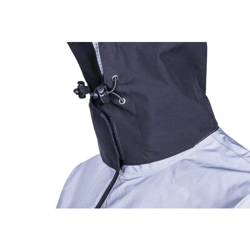 Taka fényvisszaverő betétes fekete softshell dzseki