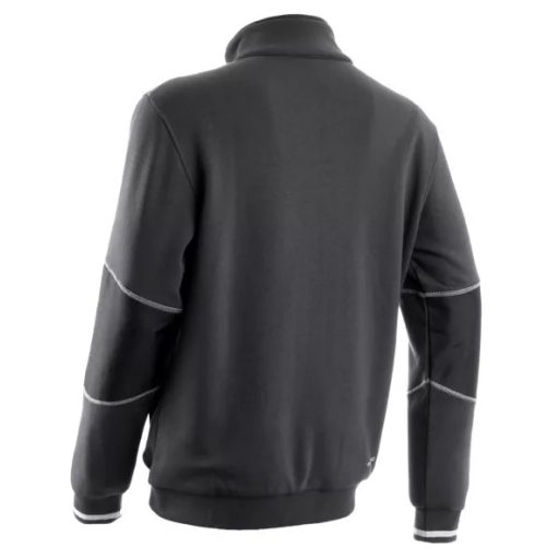 Kiji sötétszürke meleg cipzáras felső