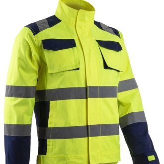 Hibana kabát HV sárga és sötétkék színben