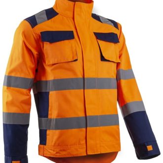 Hibana kabát HV narancs és sötétkék színben