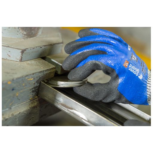 EUROCUT 5 VÁGÁSBIZTOS, VÉGIG KÉK NITRIL + SANDY CSB RÉTEG_7